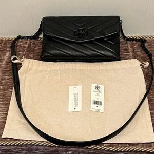 Authentic Tory Burch Kira Chevron Wallet On Chain Bag Crossbody